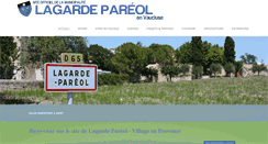 Desktop Screenshot of lagardepareol.fr